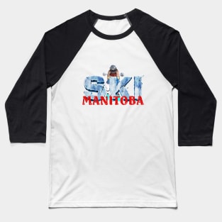 Ski Manitoba Baseball T-Shirt